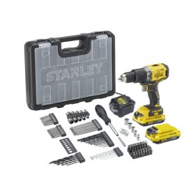 Stanley Slagboremaskine FatMax V20 18V m/100 stk. tilbehør, batterier & lader