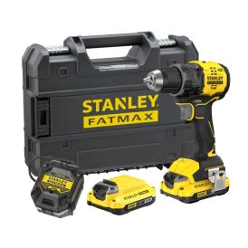 Stanley Boremaskine 18V SFMCD714D2T-QW 2x2Ah m/batteri & lader