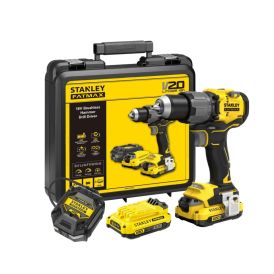 Stanley Slagboremaskine 18V SFMCD726D2K-QW 2x2Ah m/batteri & lader