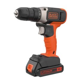 Black & Decker Bore-/skruemaskine BCD001C1 -QW 18V m/batteri & lader