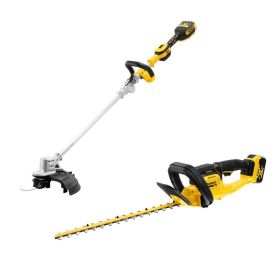 DEWALT Akku havesæt DCMST561HT-QW 18V inkl. græstrimmer, hækkeklipper, 2xbatterier og lader