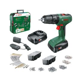 Bosch Akku slagboremaskine EasyImpact 18V-40 m/tilbehørssæt, batterier og lader