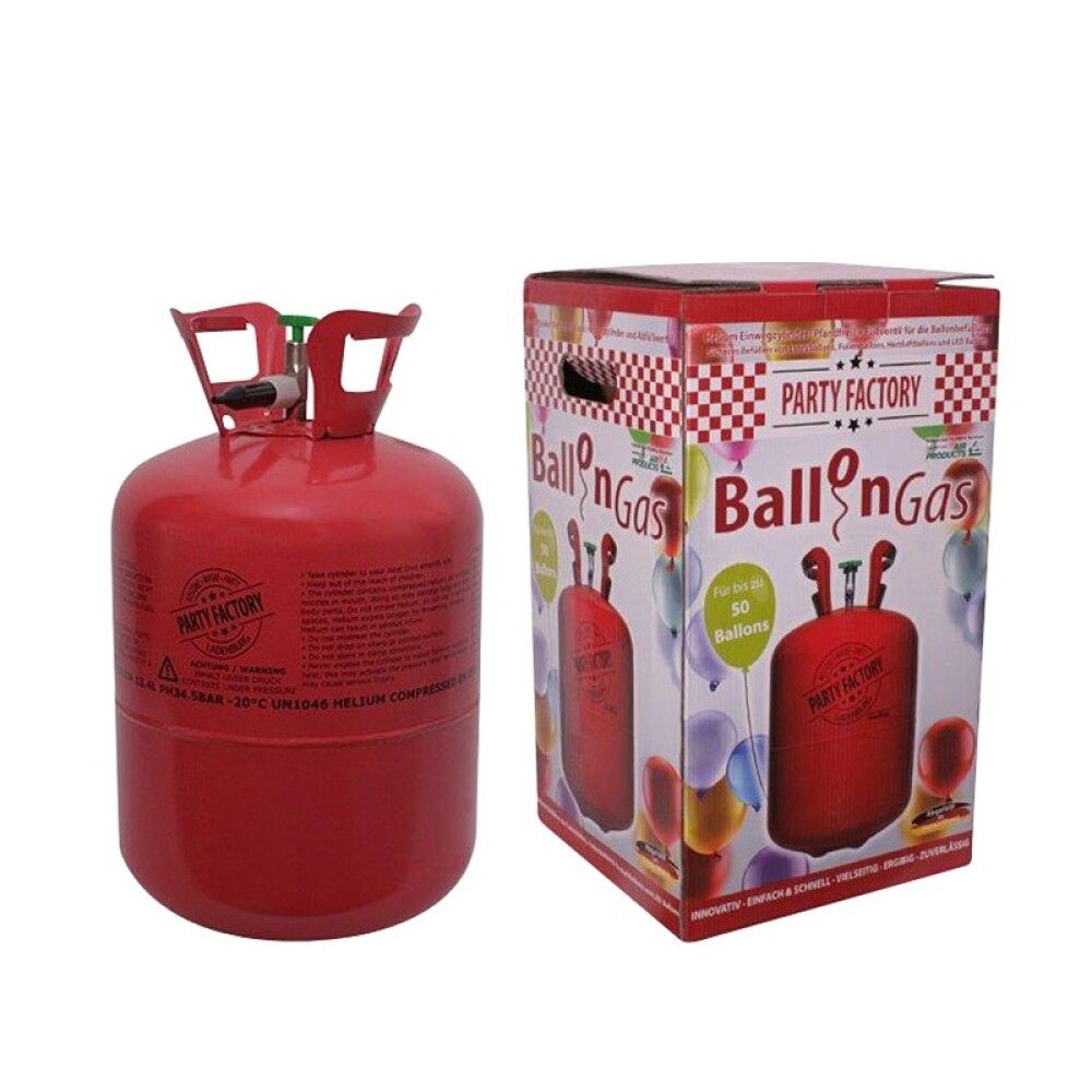 til eksil overskridelsen hver dag Party Factory ballongas helium inkl. 50 balloner | BAUHAUS
