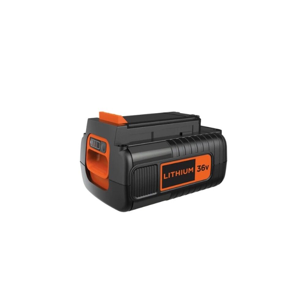 Black and Decker Li-Ion replacement battery (36 V, 2.0 Ah, compatible with  all Black and Decker 36 V devices with a charge level indicator), BL20362.