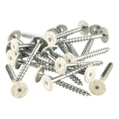 Probau træbetonskrue hvid 5,0x45 mm 100 stk.