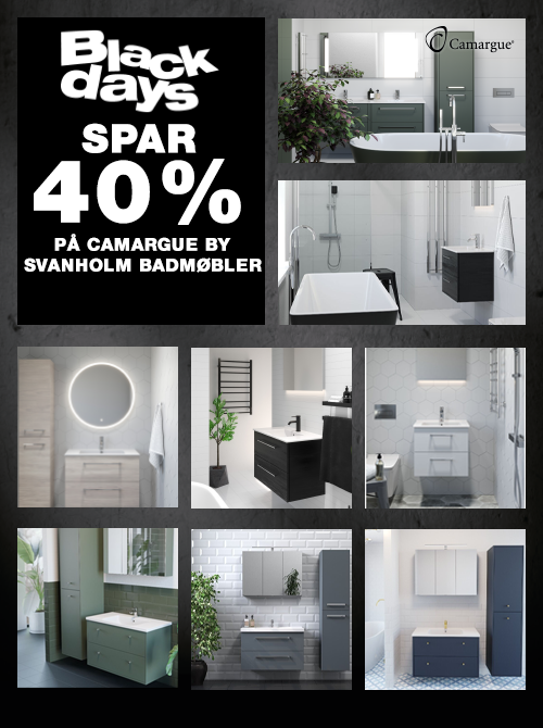 40% på badmøbler fra Svanholm badmøbler