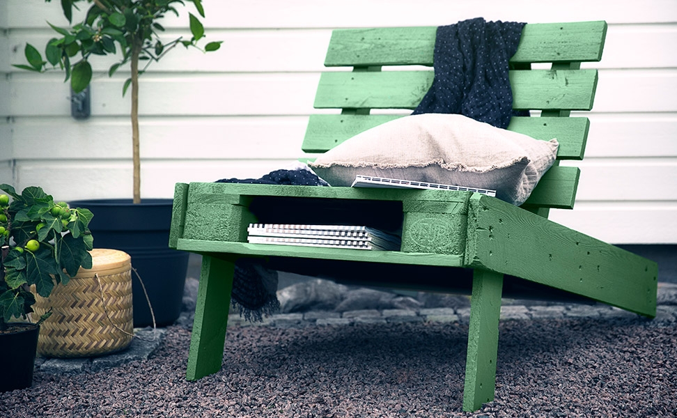 Pallemøbler | Sådan du hyggelige møbler træpaller | BAUHAUS