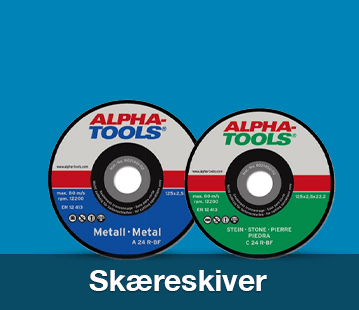 Skæreskiver fra Alpha Tools