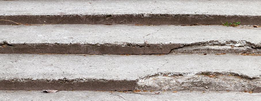 Meget uvidenhed spænding Reparation af betontrapper
